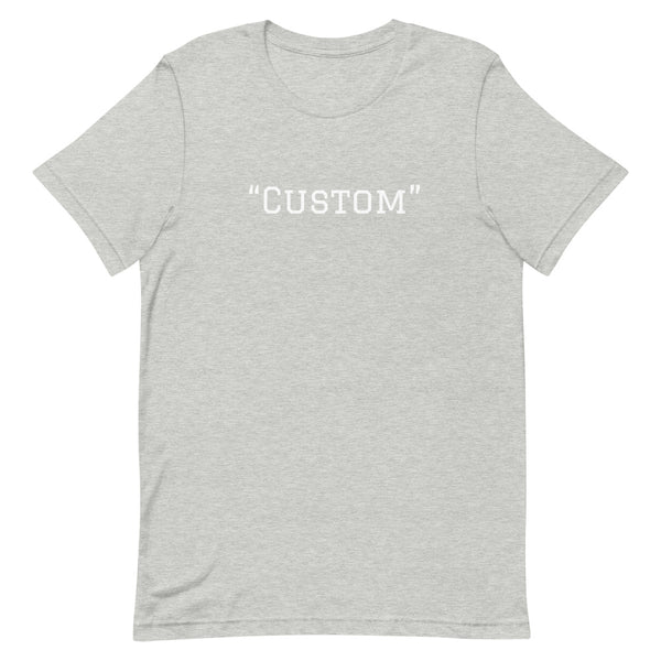 Customer can customize   unisex t-shirt