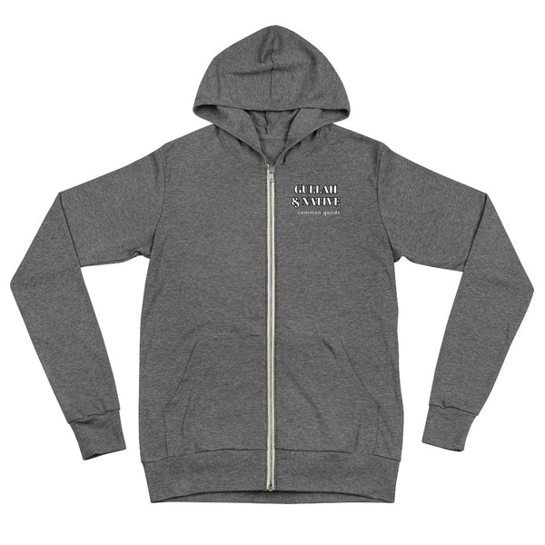 Logo Unisex zip hoodie