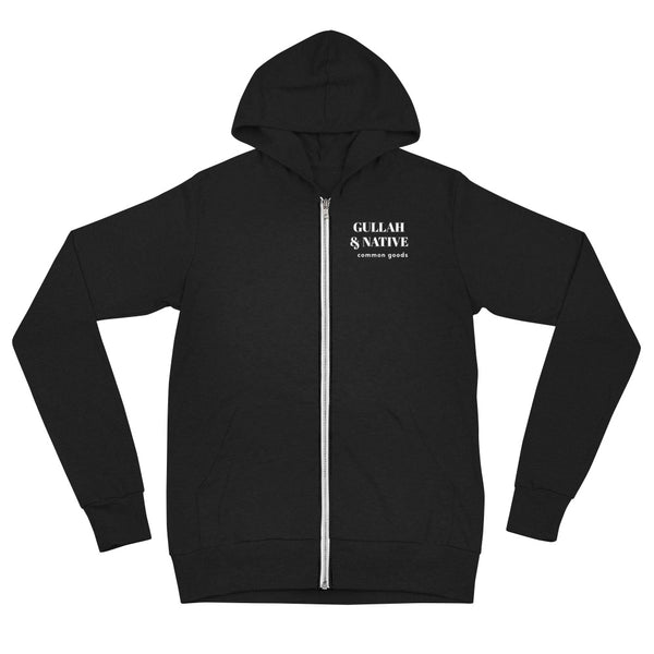 Logo Unisex zip hoodie