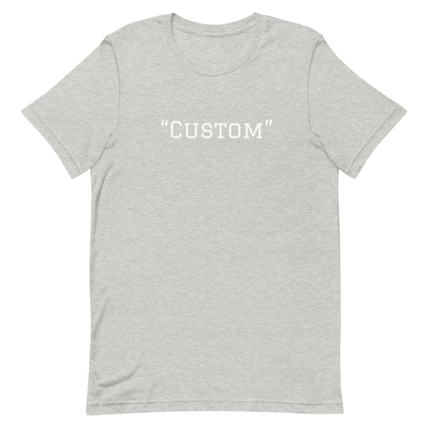 Customer can customize   unisex t-shirt