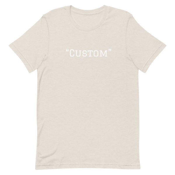 Customer can customize   unisex t-shirt