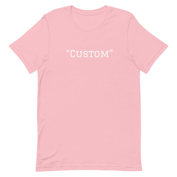 Customer can customize   unisex t-shirt